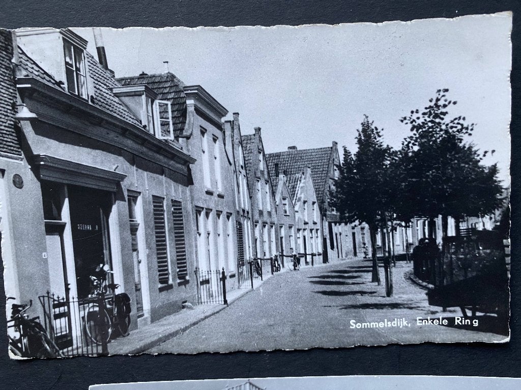 4 ansichtkaarten van Sommelsdijk jaren 50/60., Verzamelen, Ophalen of Verzenden, 1940 tot 1960, Gelopen, Zuid-Holland