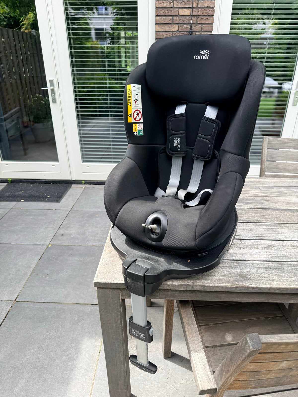 Britax Römer Dualfix i-Size Autostoel - Zwart, Kinderen en Baby's, Autostoeltjes, Ophalen, Romer, 0 t/m 18 kg, Verstelbare rugleuning
