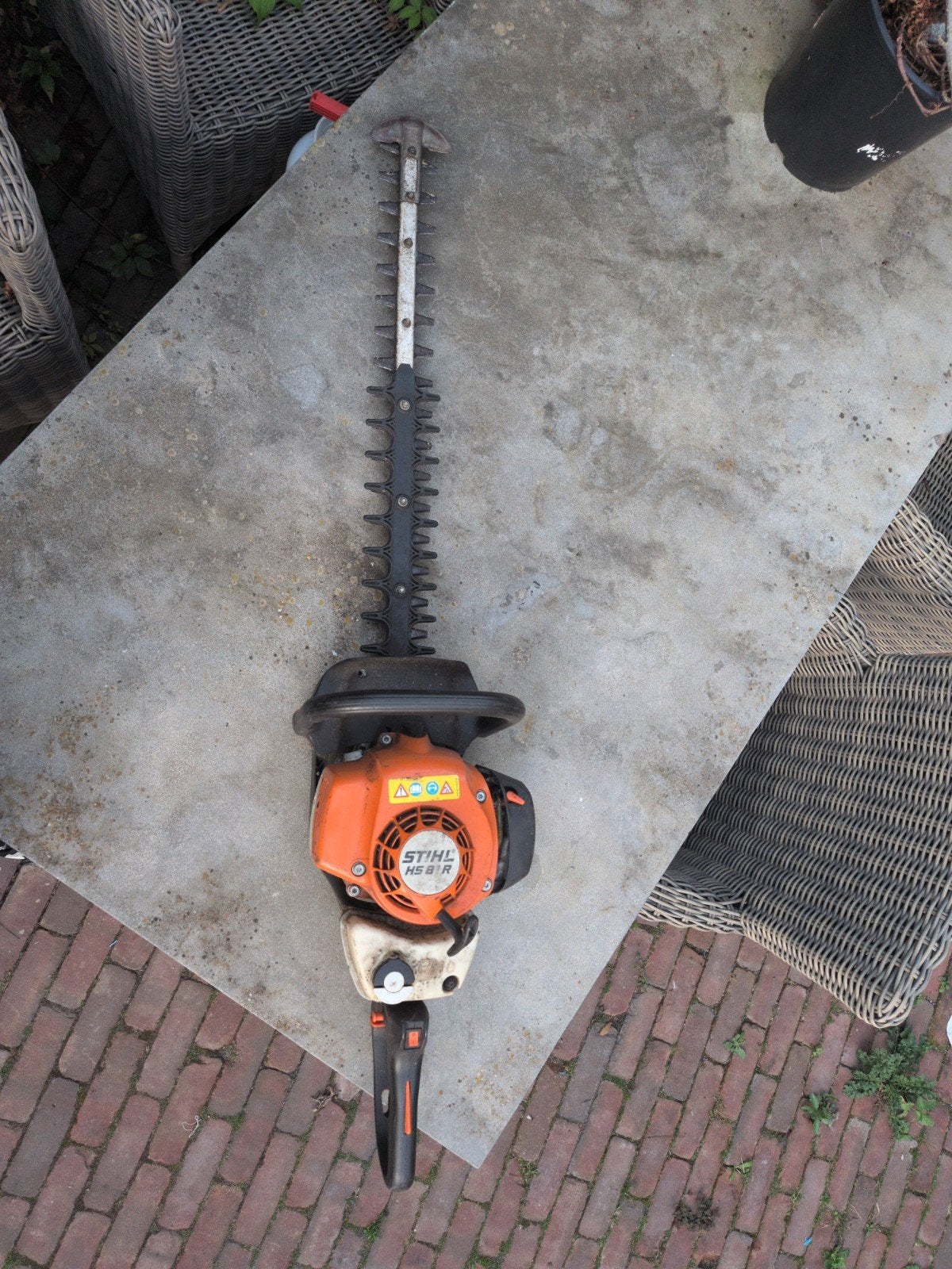 Stihl HS 81 R Heggenschaar - Krachtig en Betrouwbaar, Ophalen, Gebruikt, Benzine, Stihl
