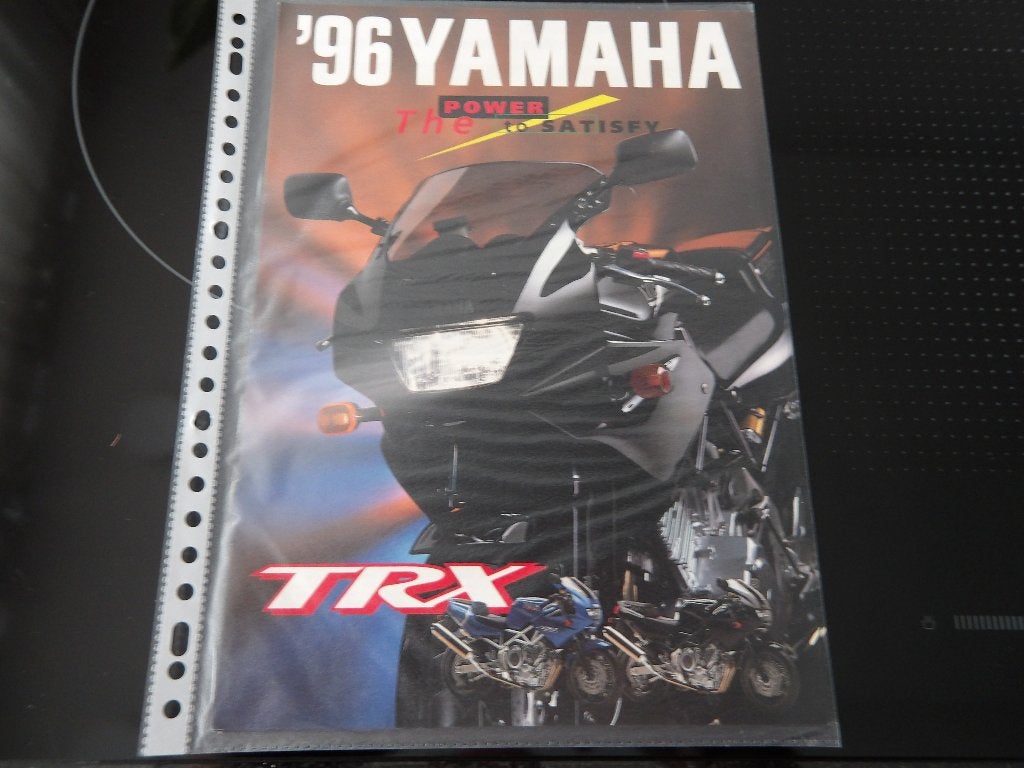 Yamaha TRX '96 Power to Satisfy folder, Ophalen of Verzenden, Yamaha