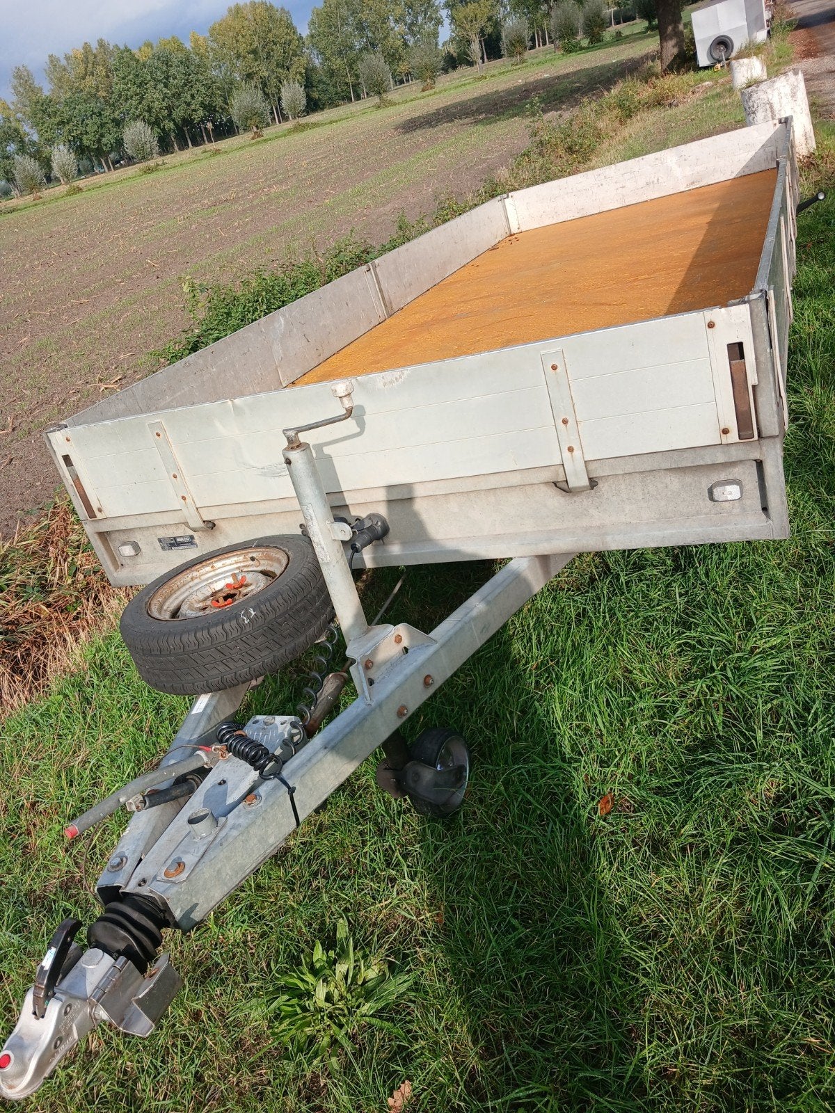 Aanhanger 3 asser, Auto diversen, Ophalen, Gebruikt