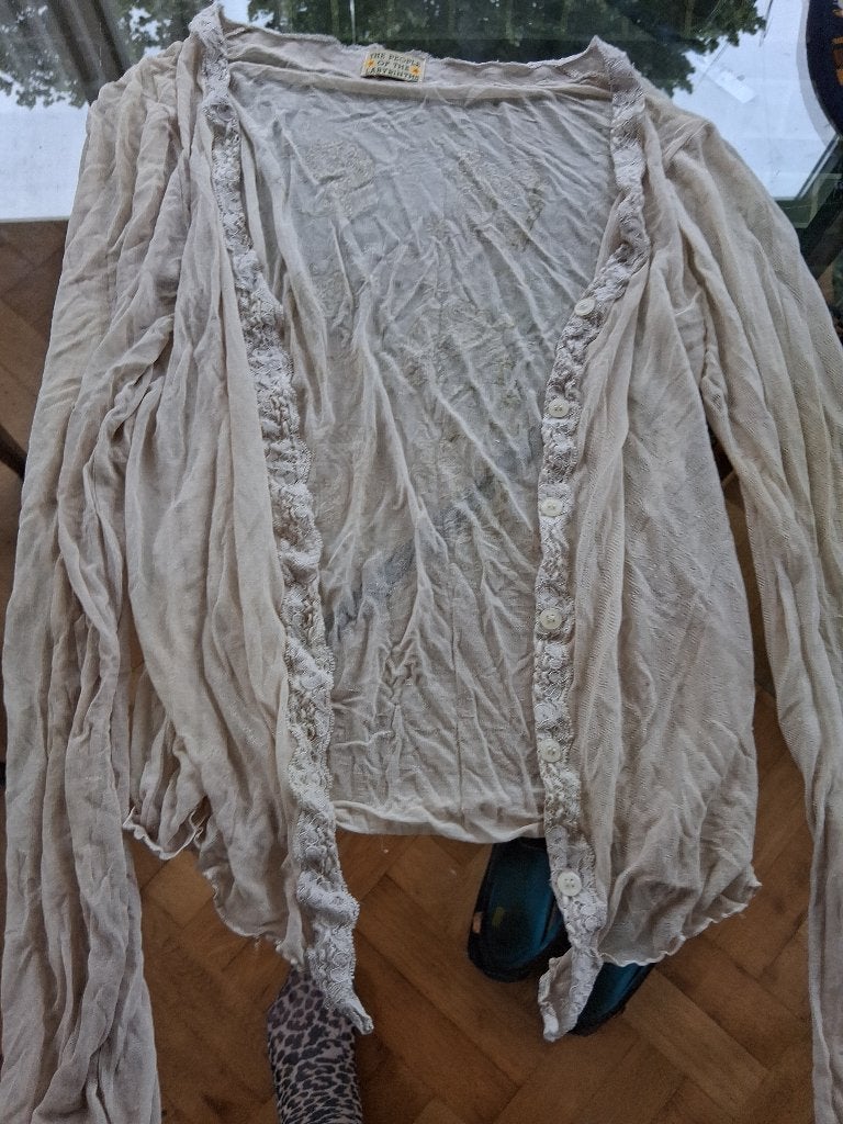 dames vest People of the Labyrinths maat L, Kleding | Dames, Wit, Maat 42/44 (L), Ophalen of Verzenden, Zo goed als nieuw