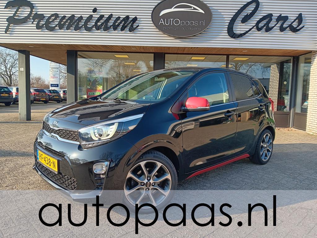 Kia Picanto 1.0 CVVT Design Edition|NAV|CAMERA|LMV 16INCH|CL, Gebruikt, Euro 6, 4 stoelen, Zwart