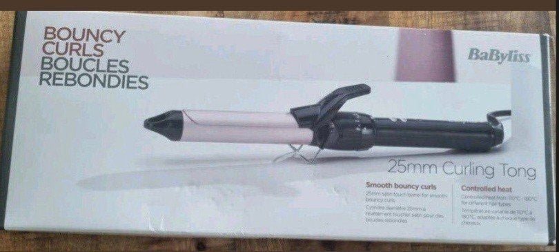BaByliss 25mm Krultang - Nieuw in Doos, Ophalen of Verzenden, Nieuw, Krultang of Stijltang