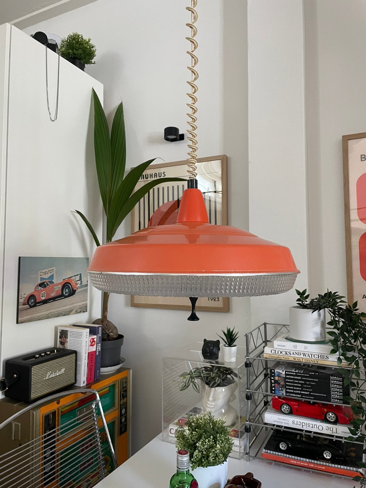 Space Age Retro Hanglamp, Ophalen, Gebruikt, Minder dan 50 cm
