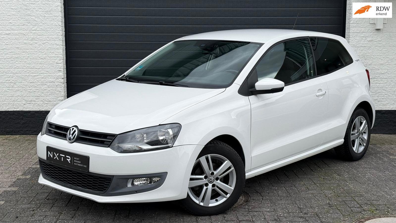 Volkswagen Polo 1.2 Easyline TEAM | Cruise | Stoelverwarming, Auto's, Voorwielaandrijving, Euro 5, Zwart, 60 pk