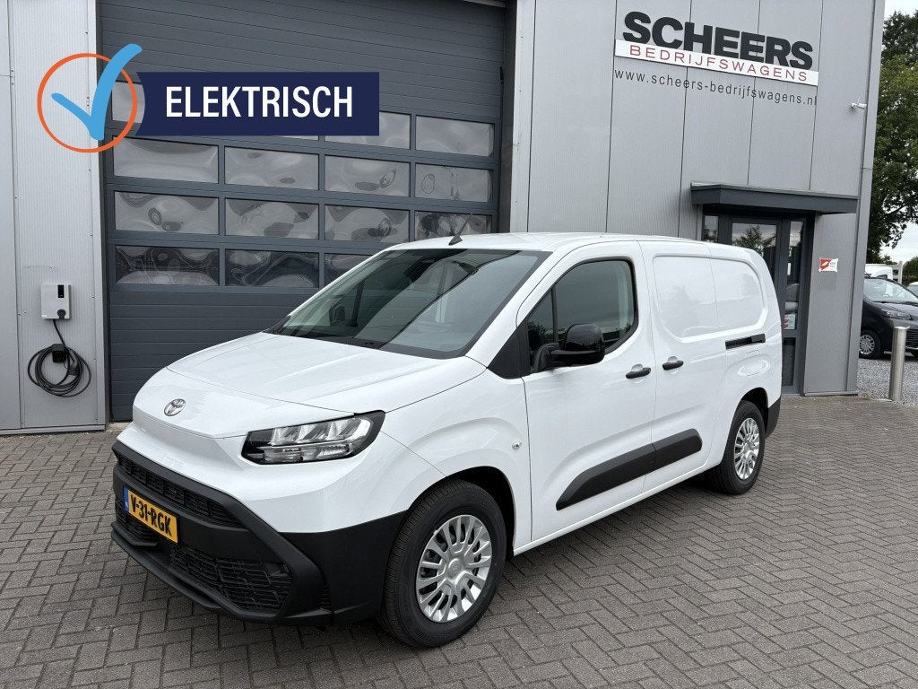 Toyota PROACE CITY Electric 50kWh L2 10th Anniv | airco | ca, Gebruikt, 750 kg, 329 km, Wit