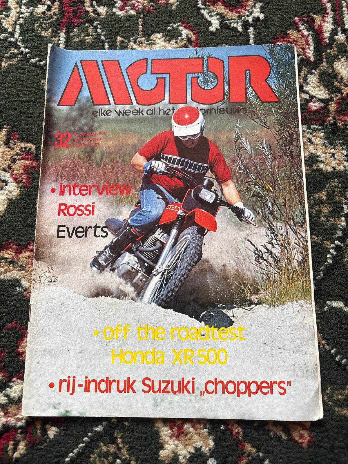 Motor Magazine 1982 - Honda XR 500 Test, Ophalen of Verzenden, Gelezen, Algemeen