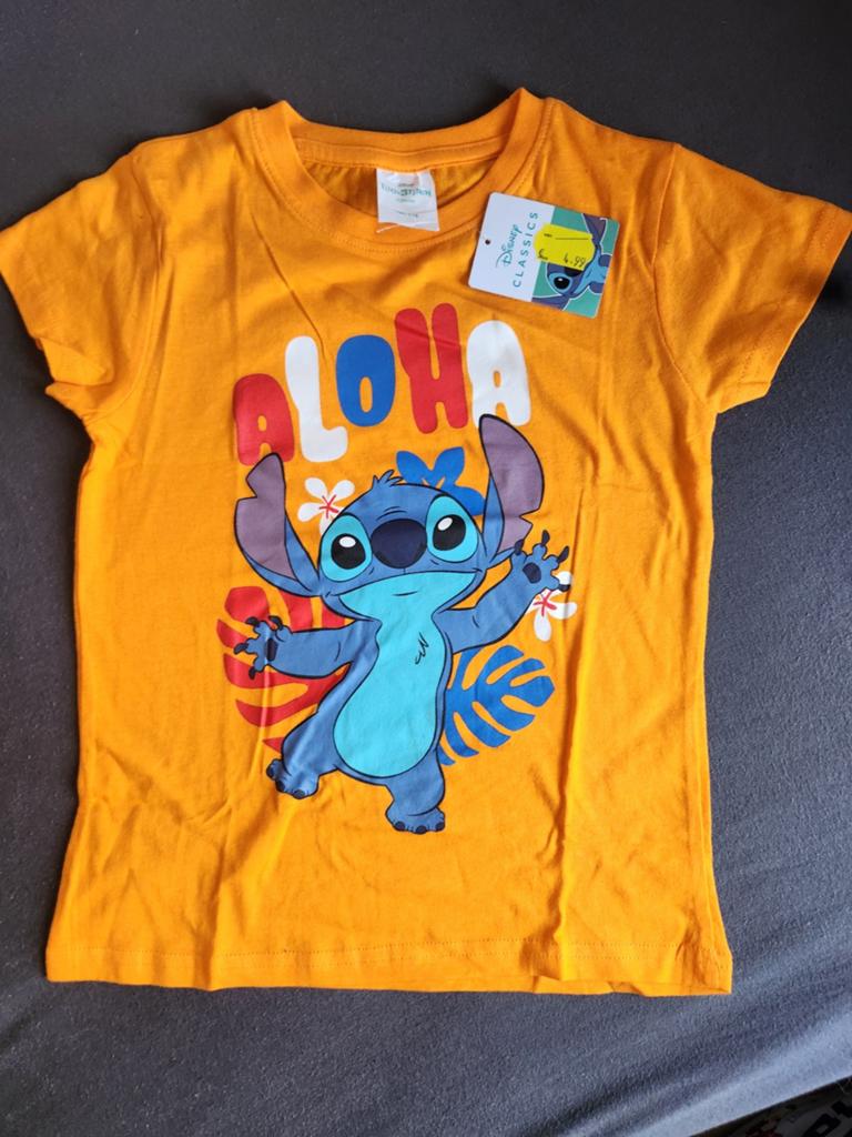 Disney oranje shirt Stitch 104-110 NIEUW, Kinderen en Baby's, Kinderkleding | Maat 104, Ophalen of Verzenden, Nieuw, Jongen of Meisje