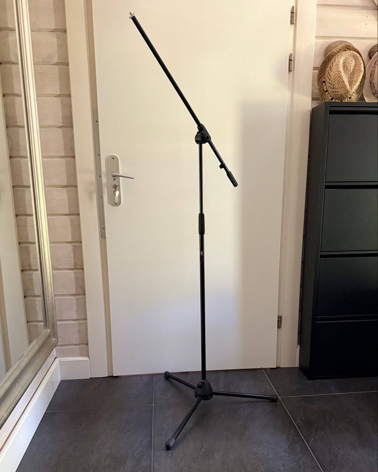 Microfoonstandaard American Audio MS1, Muziek en Instrumenten, Microfoons, Ophalen, Zo goed als nieuw, Overige typen