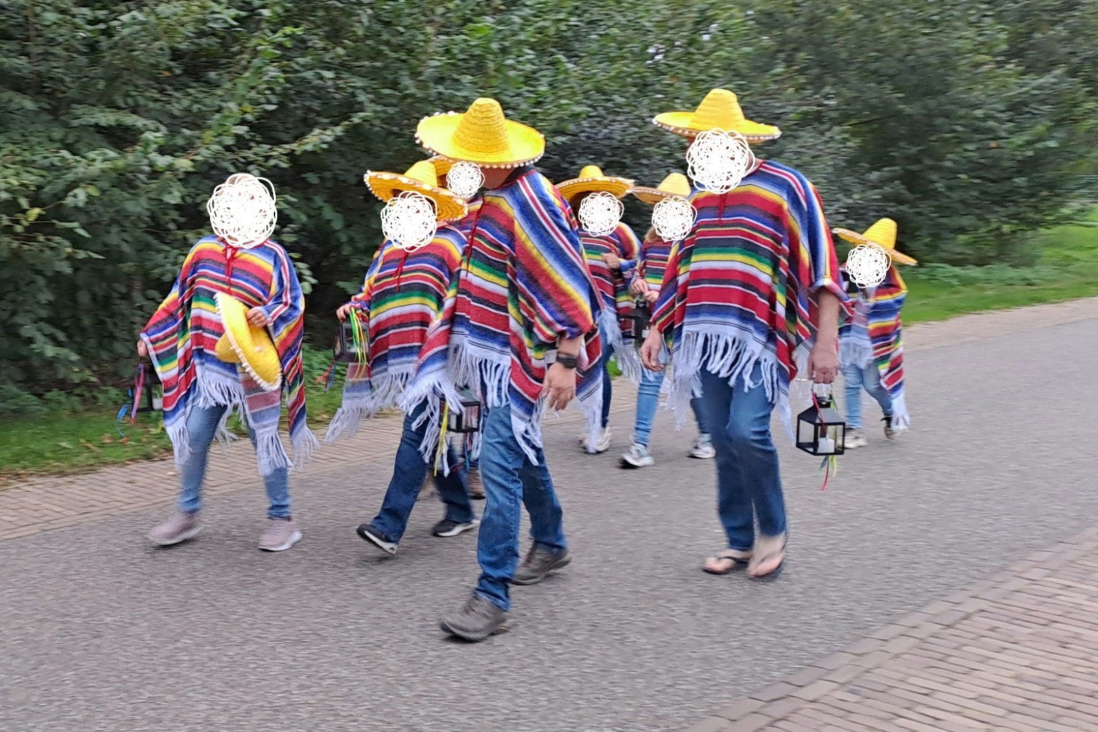 Mexicaanse loopgroep, Ophalen, Zo goed als nieuw