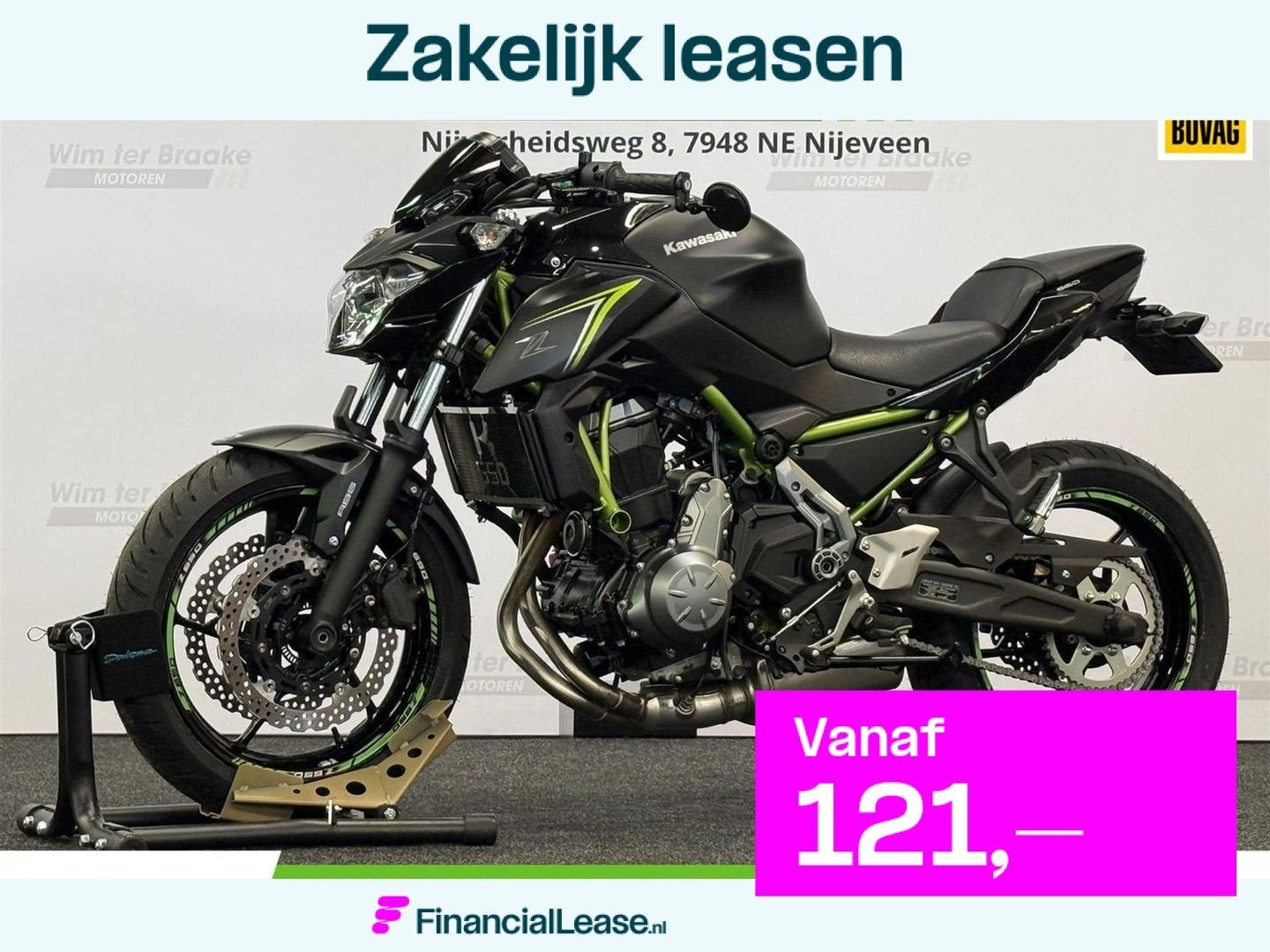 Kawasaki Z 650 ABS - 2018, Motoren, Motoren | Kawasaki, 649 cc, Bedrijf, Meer dan 35 kW, Naked bike