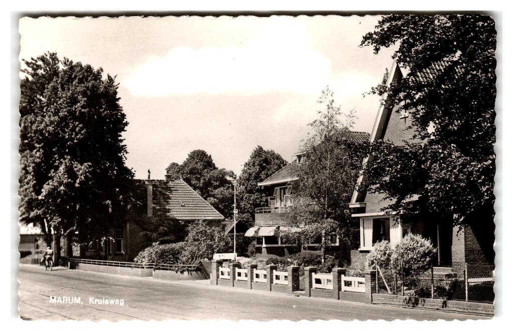 Marum, Kruisweg, Verzenden, 1960 tot 1980, Gelopen, Groningen