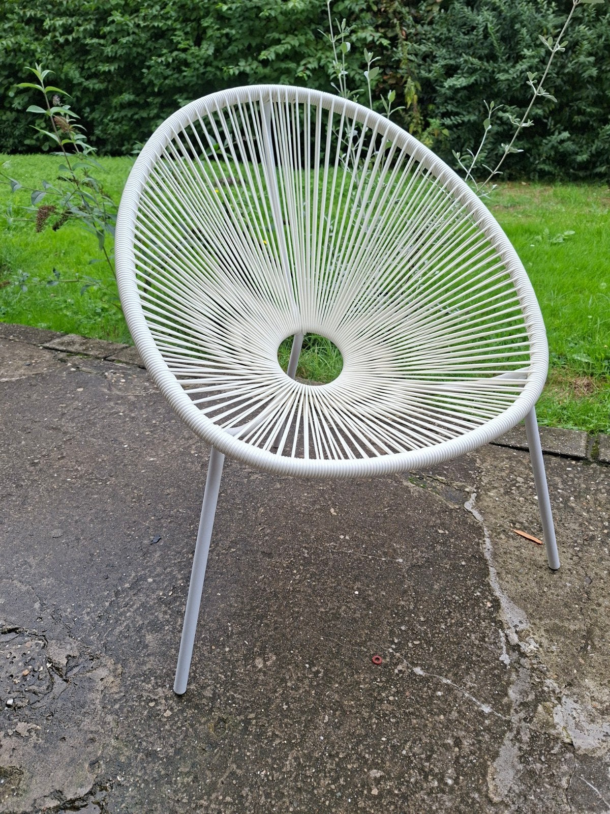 Geweldige draadstoel in nieuwstaat - Ophalen Gouda, Ophalen of Verzenden, Zo goed als nieuw, Plastic