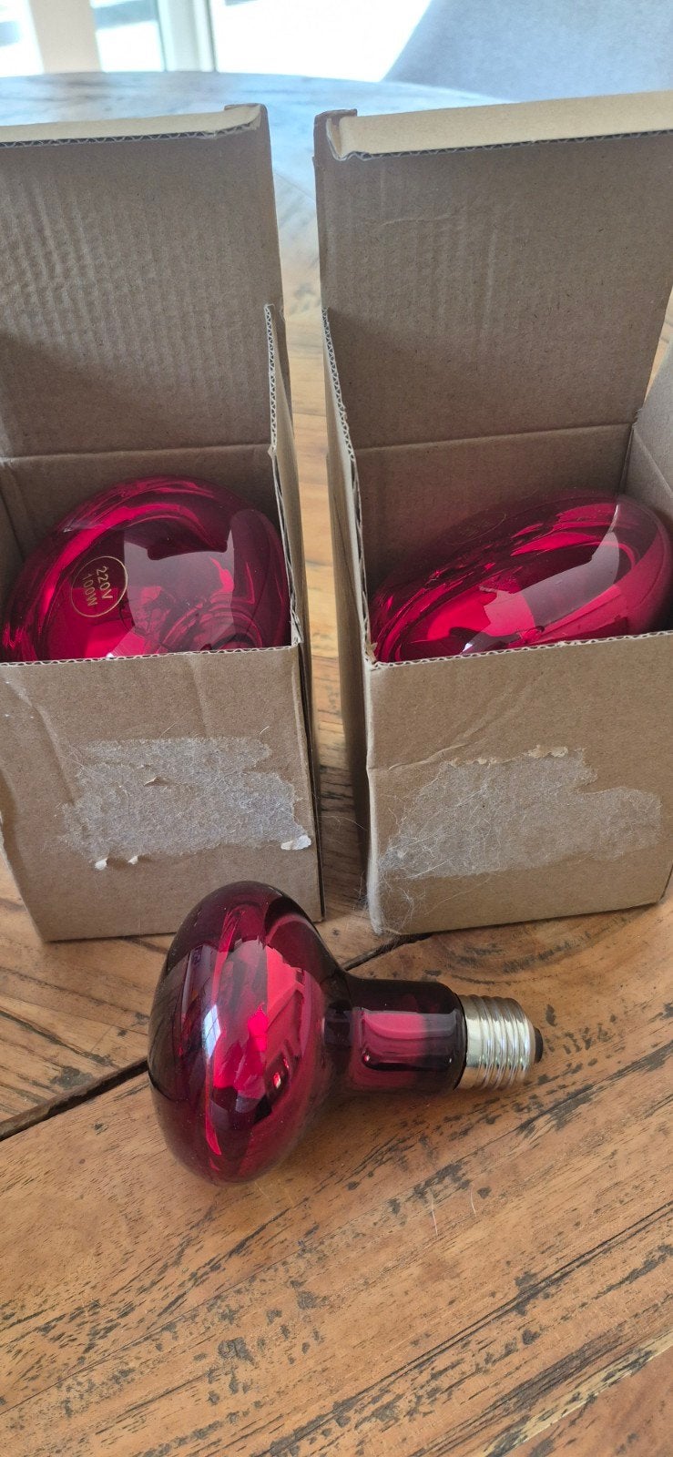 3 x Infrared Basking Spot 100w (1 x exo terra), Ophalen of Verzenden, Zo goed als nieuw