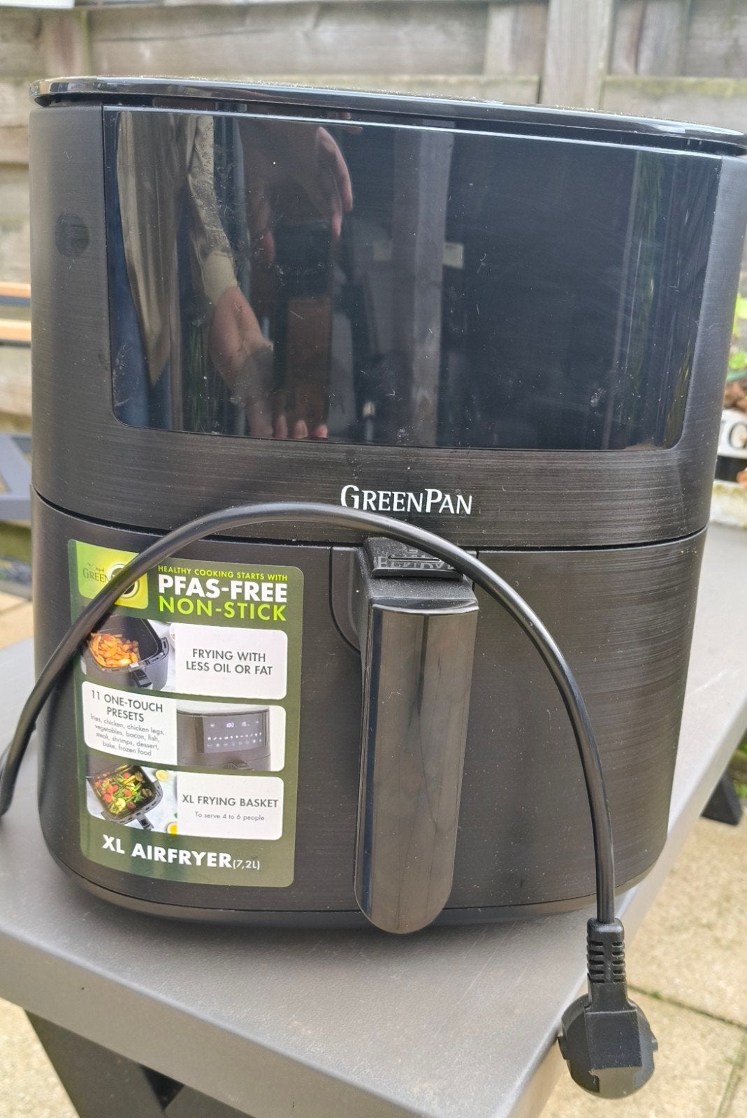 GreenPan XL Airfryer (7.2L) PFAS-vrij, Ophalen of Verzenden, Airfryer XL