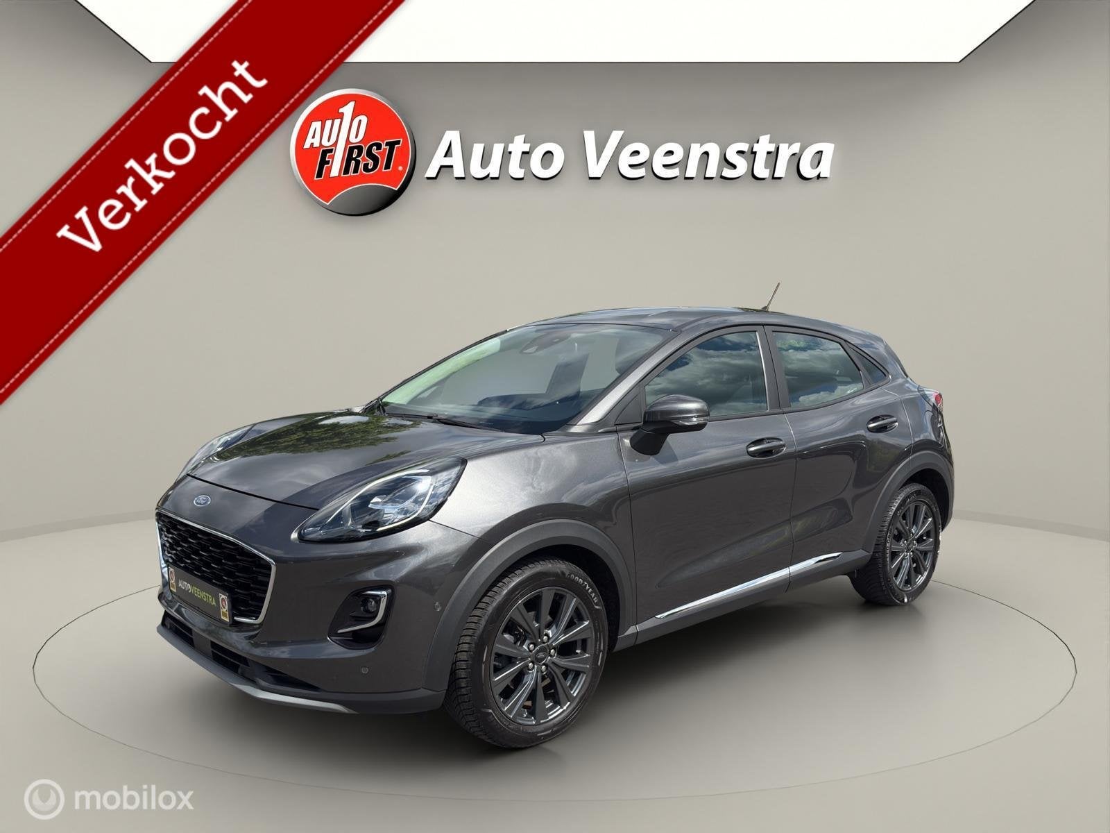 Ford Puma 1.0 EcoBoost Hybrid|AUTOMAAT|LED|STOEL/STUUR.VERW|, Auto's, Stof, Zwart, Met garantie (alle), Bedrijf