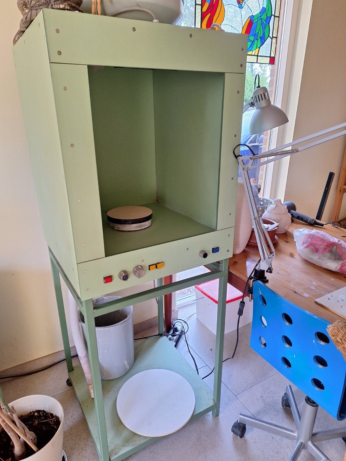 Professionele spuitcabine voor hobbyisten en kunstenaars, Hobby en Vrije tijd, Ophalen, Gebruikt