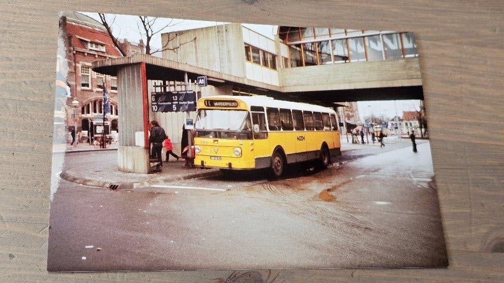 Foto BUS NZH Haarlem 5414, Verzamelen, Verzenden, Gebruikt, Bus of Metro, Overige typen