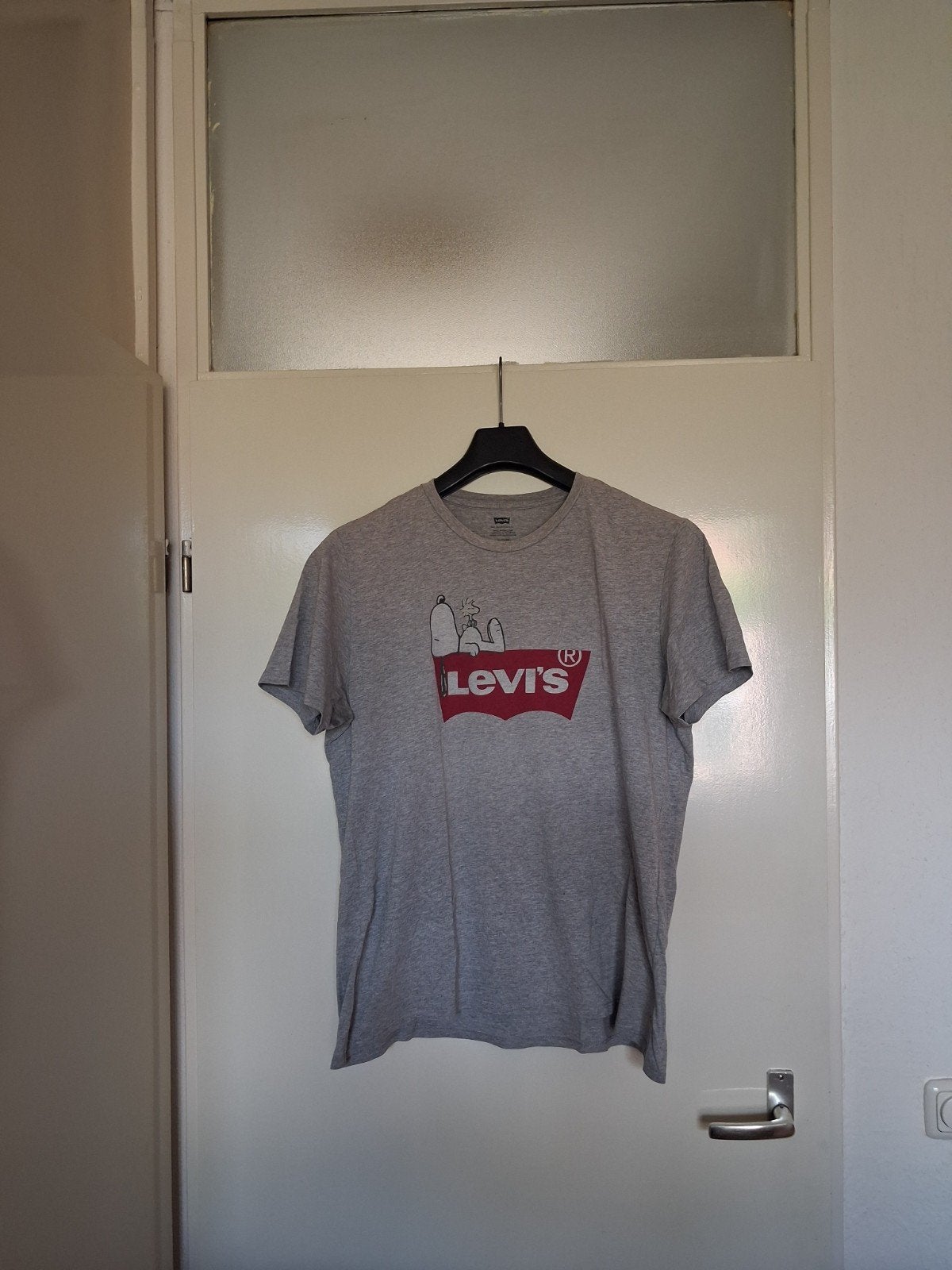 Levi's T-shirt met Snoopy print, Ophalen, Levi's, Maat 56/58 (XL), Grijs