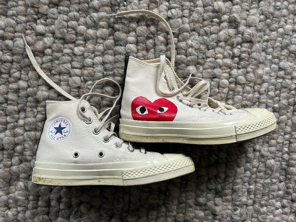 COME DES GARCONS converse chuck Taylor play maat 36, Overige kleuren, Converse, Ophalen of Verzenden, Sneakers of Gympen