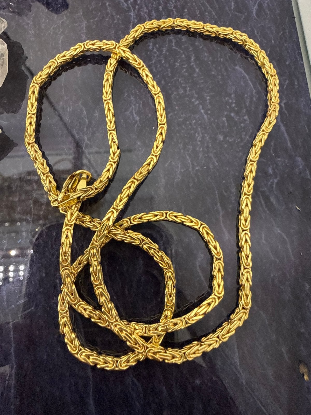 Prachtige 14 karaats gouden koningsketting 60 cm 2.4 mm, Ophalen of Verzenden, Nieuw, Goud