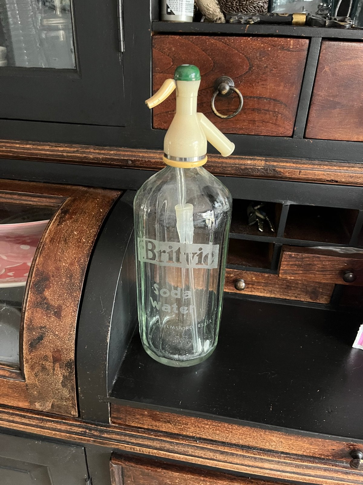 Vintage Britvic Soda Water spuitfles - decoratie, Ophalen