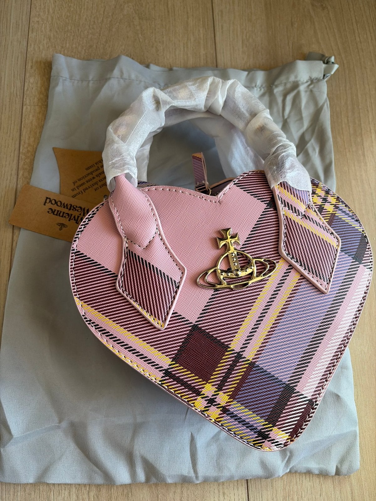 Vivienne Westwood hartvormige tas - Nieuw met label, Verzenden, Nieuw, Roze, Schoudertasje