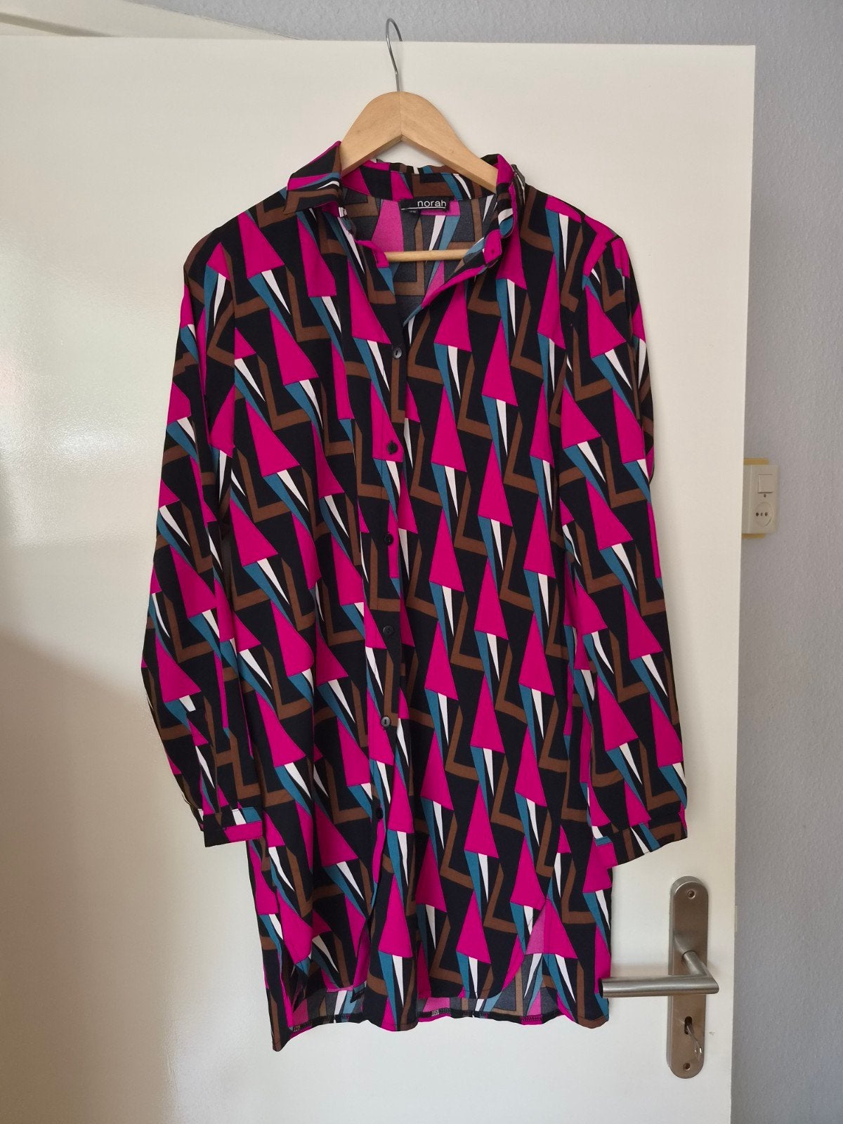 Norah jurk/tuniek met geometrische print, maat 36, Meerkleurig, Ophalen of Verzenden, Zo goed als nieuw, Norah