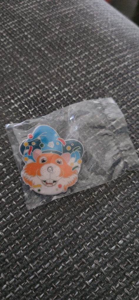 carnavals Hamster pin AH nieuw, Verzamelen, Ophalen of Verzenden, Nieuw