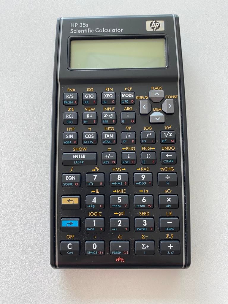 Hewlett-Packard HP 35S – Mint – NL Manual, Diversen, Rekenmachines, Ophalen of Verzenden, Zo goed als nieuw