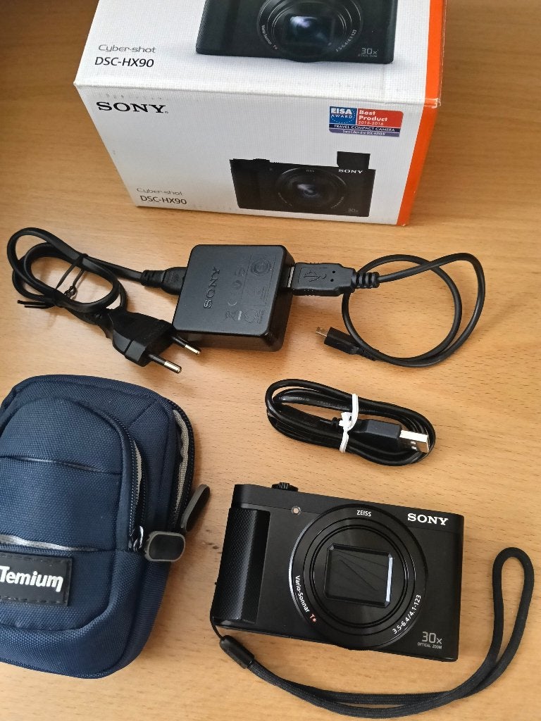 Sony Cyber-shot DSC-HX90 Compactcamera met 30x optische zoom, Audio, Tv en Foto, Fotocamera's Digitaal, Draagriem, 18 megapixels