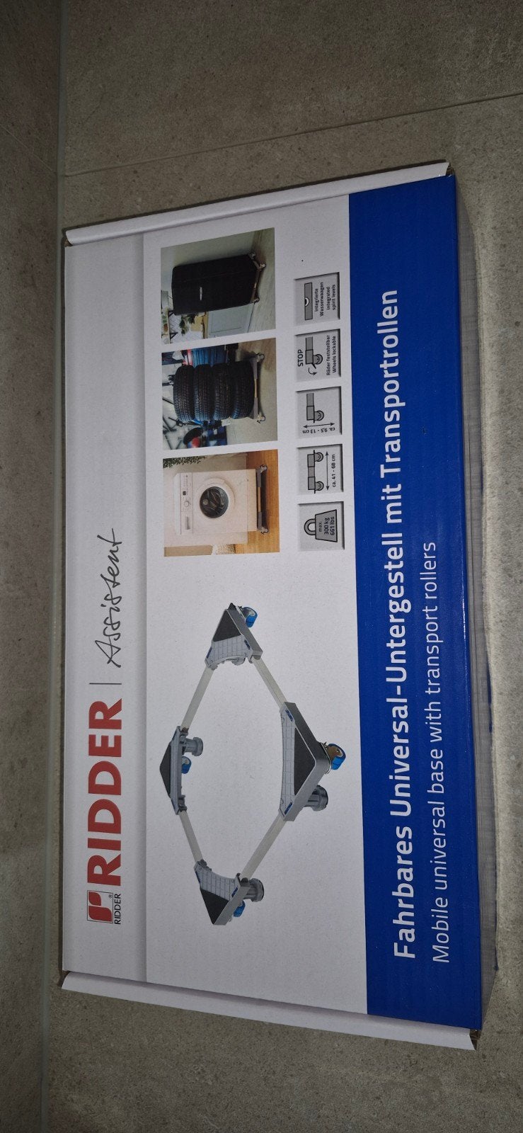 RIDDER Universele Mobiele Basis met Transportrollen, Ophalen of Verzenden, Nieuw