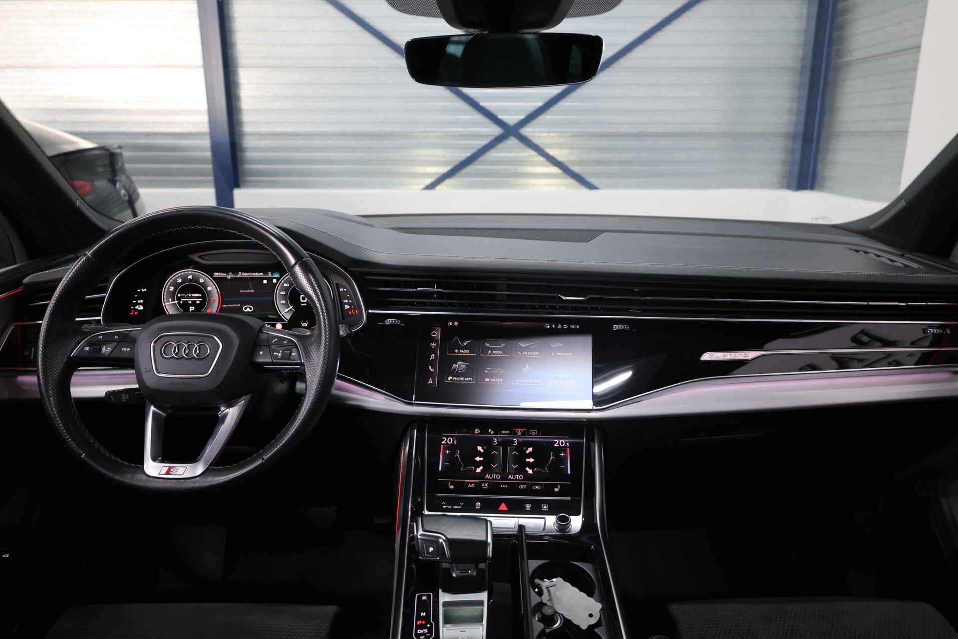 Audi Q7 55 TFSI e quattro 381+PK 3x S-line BTW/MAXTON/B&O/SF, Auto's, Automaat, Dealer onderhouden, Euro 6, 2995 cc