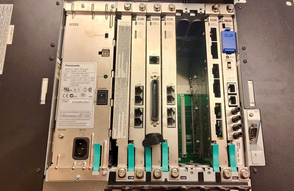 Complete werkende Panasonic telefooncentrale, Telecommunicatie, Telefooncentrales, Ophalen of Verzenden, Gebruikt