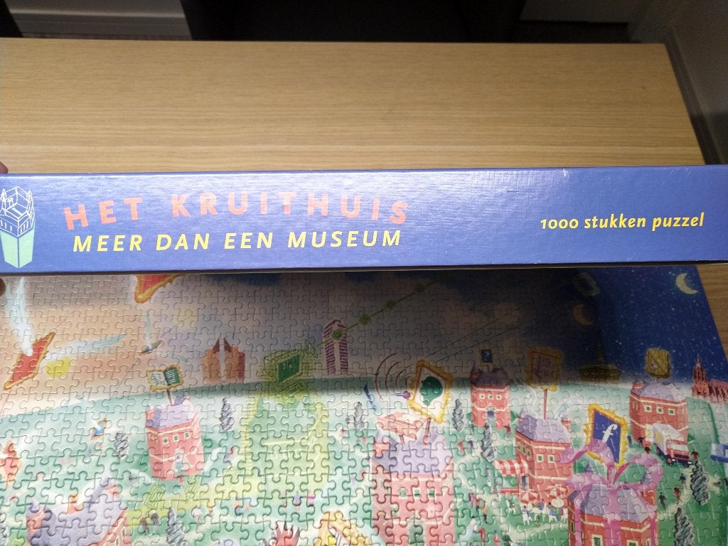 puzzel kruithuis D.B , Het Kruithuis - meer dan een museum, Ophalen of Verzenden, 500 t/m 1500 stukjes, Zo goed als nieuw, Legpuzzel