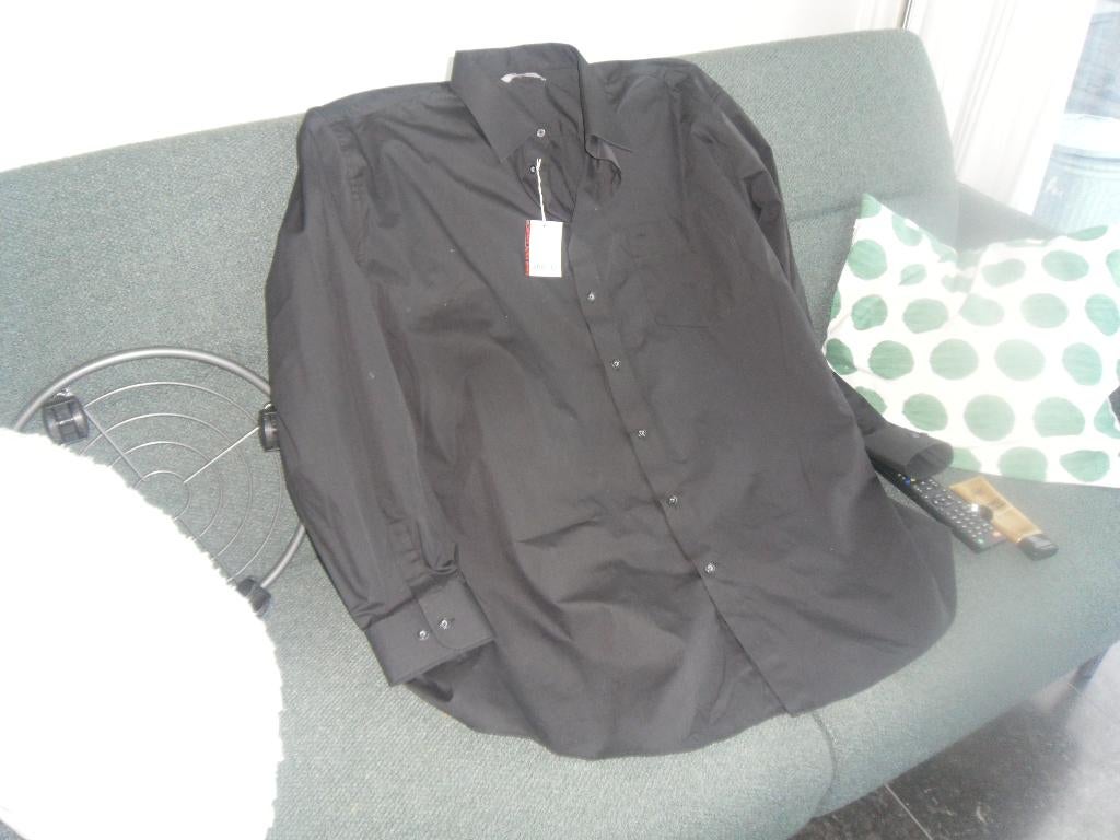 heren overhemd zwart maat 5xxl nieuw merk arrivee, Kleding | Heren, Overhemden, Ophalen of Verzenden, Nieuw, Zwart, Halswijdte 39/40 (M)