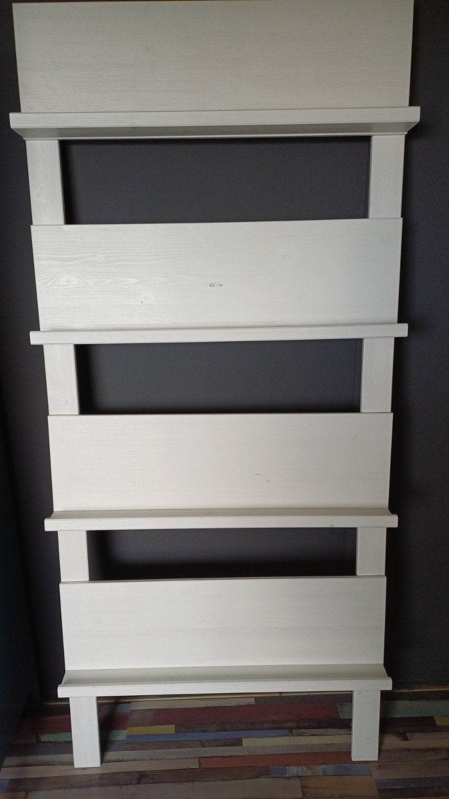 Witte wandplank / boekenrek 80x170 cm, Huis en Inrichting, Ophalen, Gebruikt