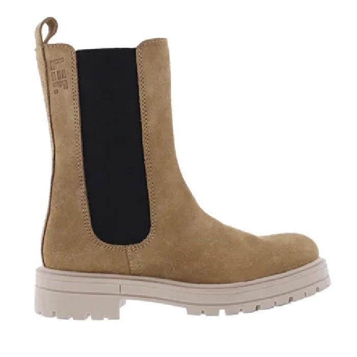 LEF maat 37 chelsea-laars beige suede/leer gratis verzenden, LEF BY PIEDRO, Nieuw, Laarzen, LEF