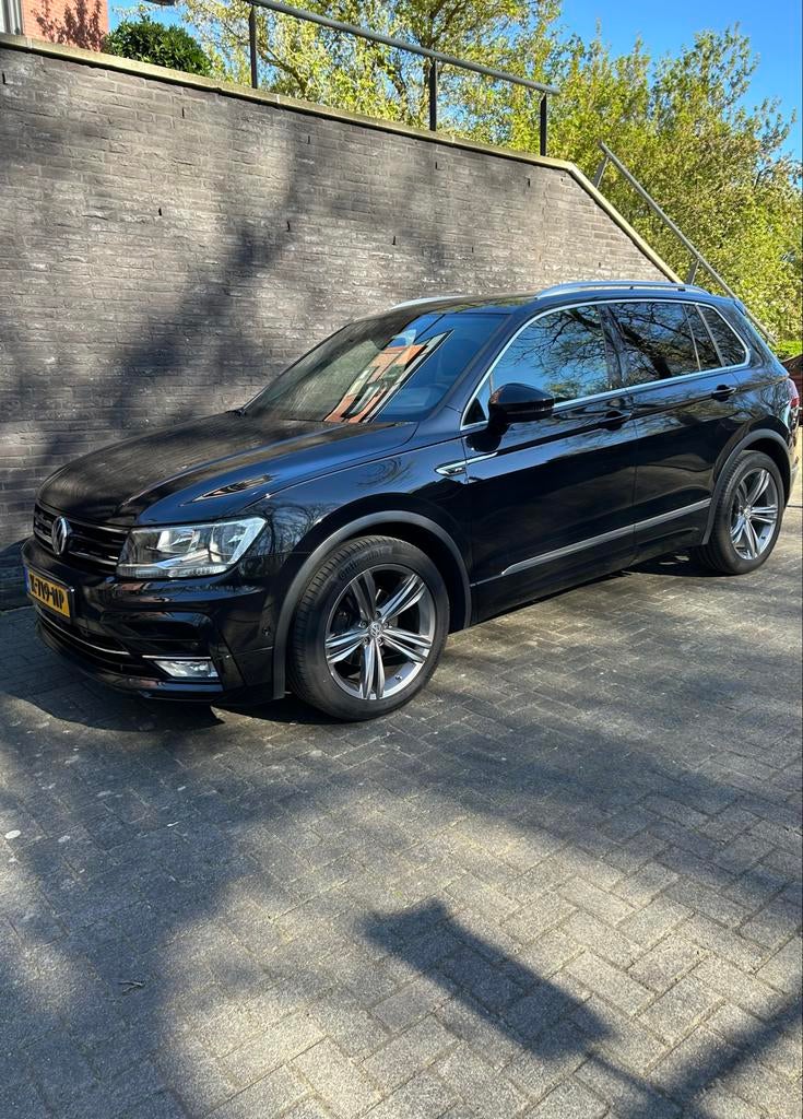 VW Tiguan 1.4 TSI R-line 150PK, 1800 kg, 4 cilinders, 150 pk, Zwart