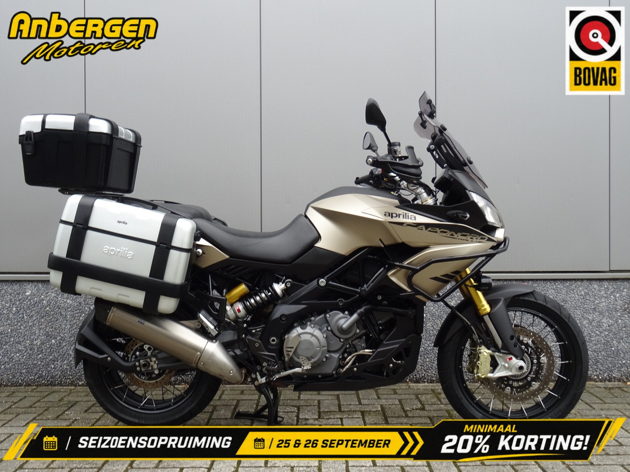 Aprilia CAPONORD 1200 RALLY (bj 2017), Toermotor, 1200 cc, Gebruikt, Bedrijf