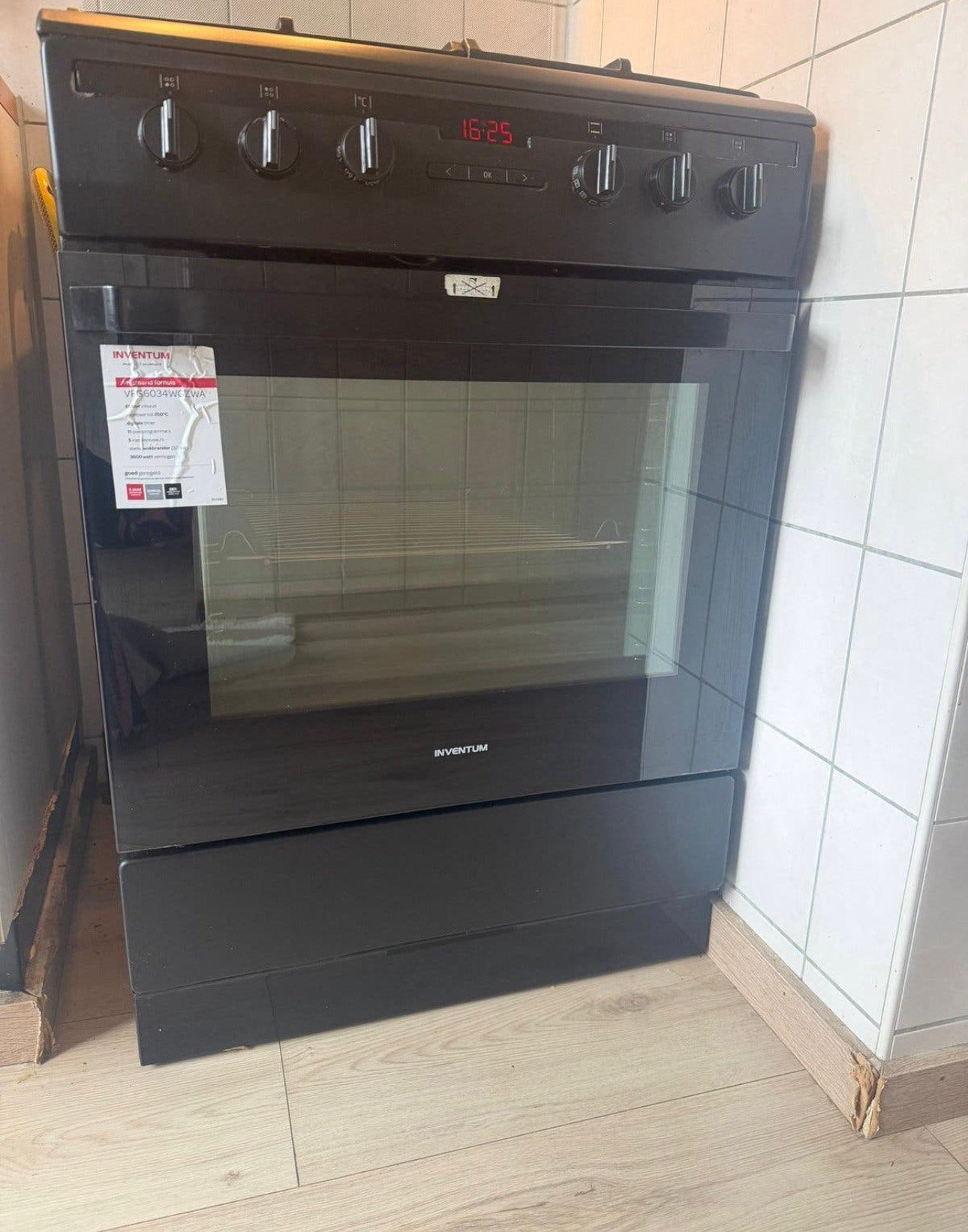 Gasfornuis, Witgoed en Apparatuur, Zo goed als nieuw, Gas, Vrijstaand, 85 tot 90 cm