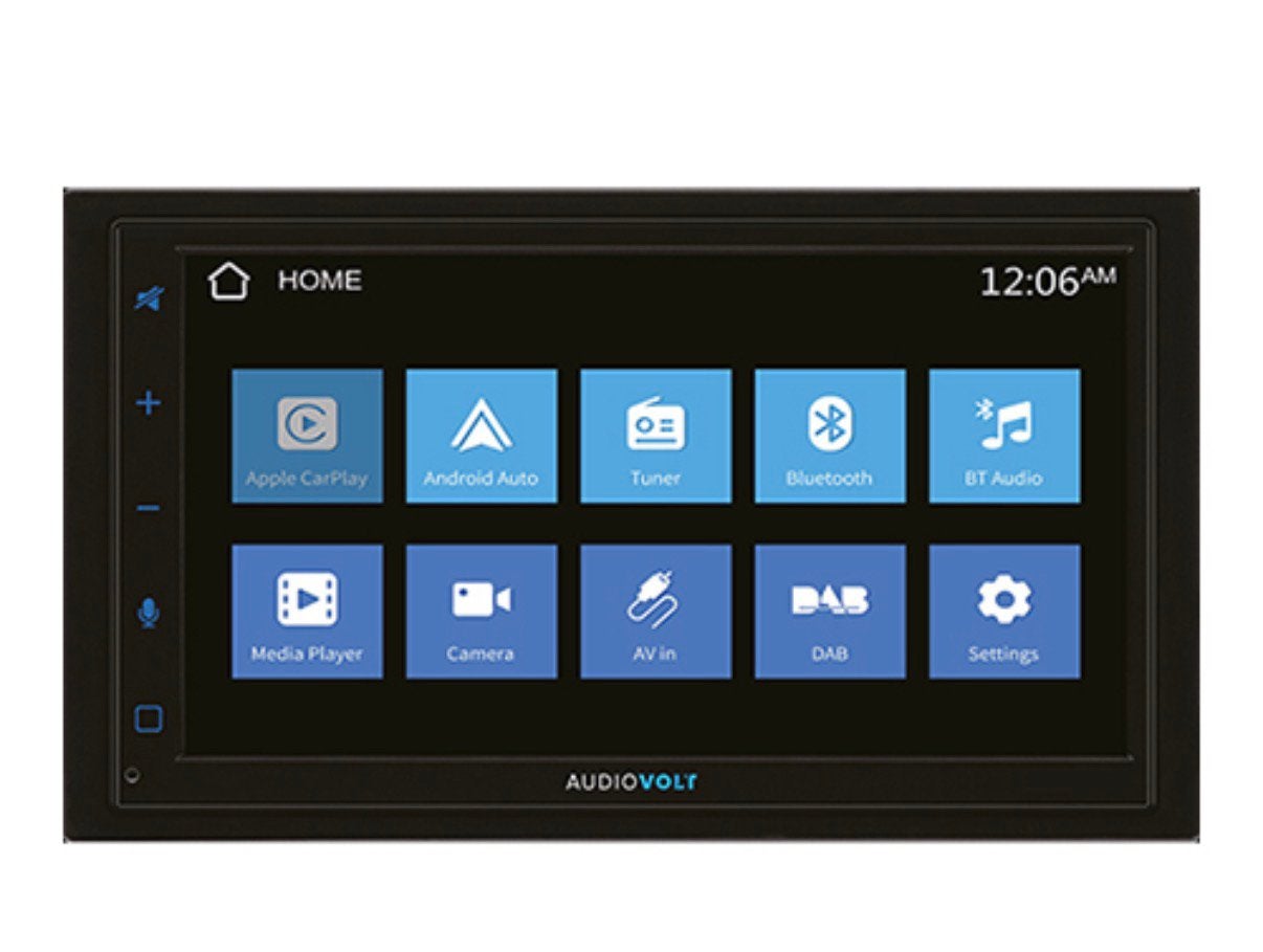 Audiovolt AVT-700DAB Autoradio, DIN 2 met garantie, Ophalen, Zo goed als nieuw