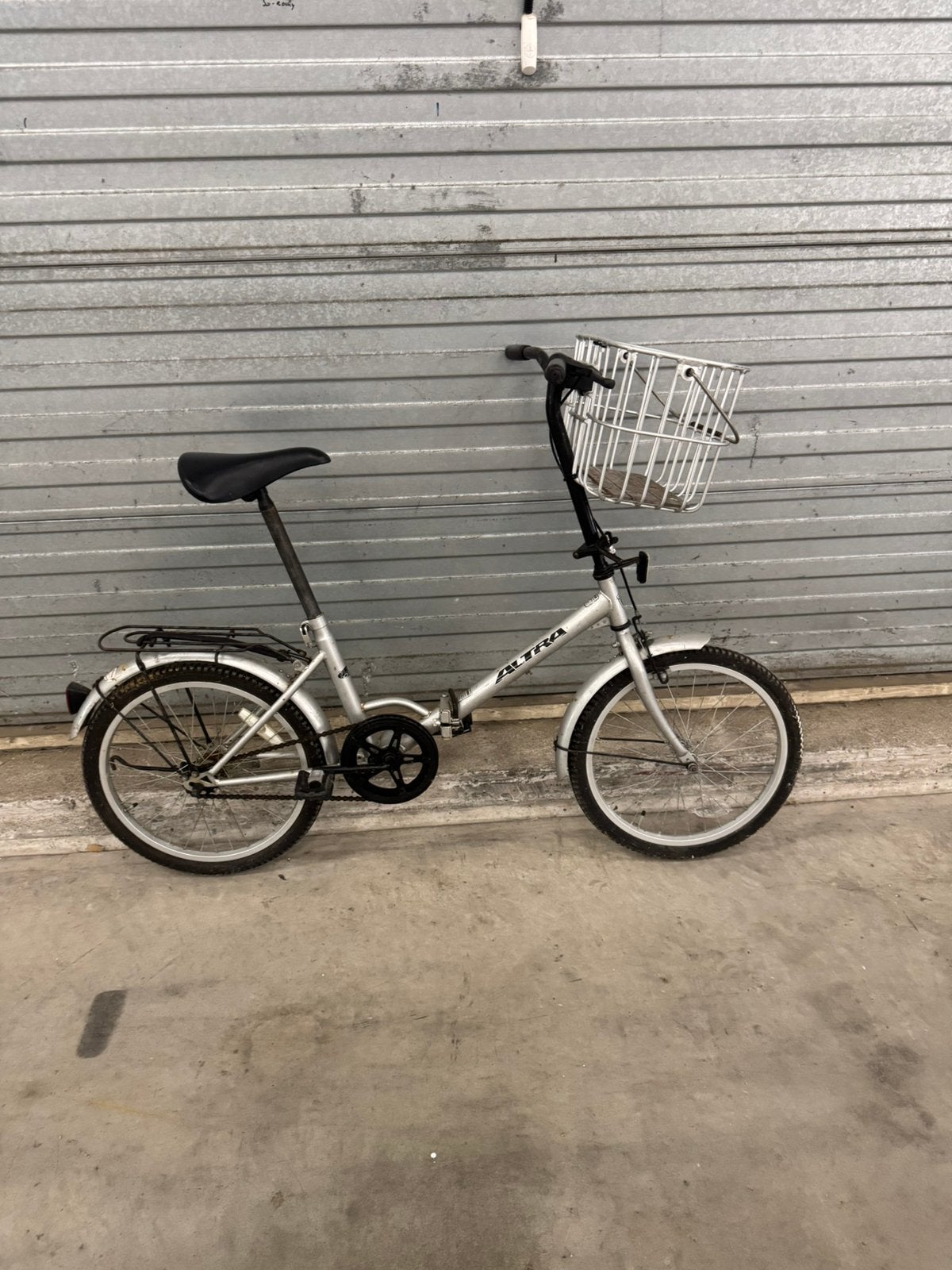 Vouwfiets, Ophalen, Gebruikt