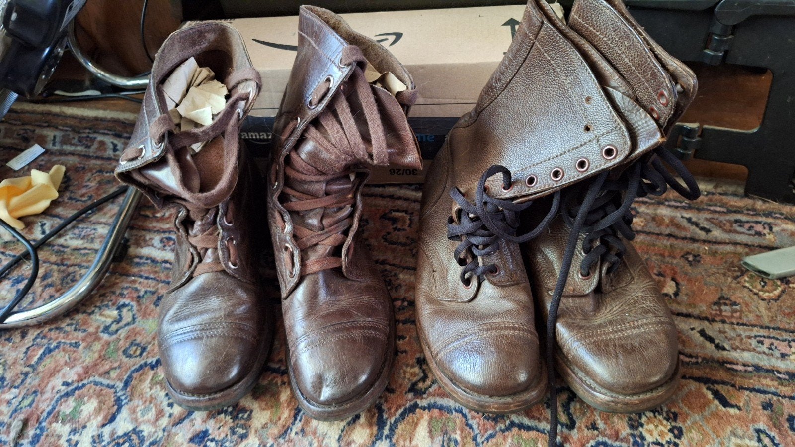 Twee paar 'jumpboots' maat 42, laarzen Nederlands leger, Ophalen of Verzenden