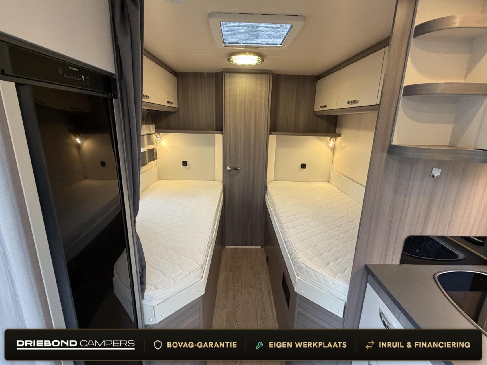Hobby Optima Ontour T 70 E Enkele Bedden Grote Badkamer Luif, Hobby, 7 tot 8 meter, Bedrijf, Airconditioning