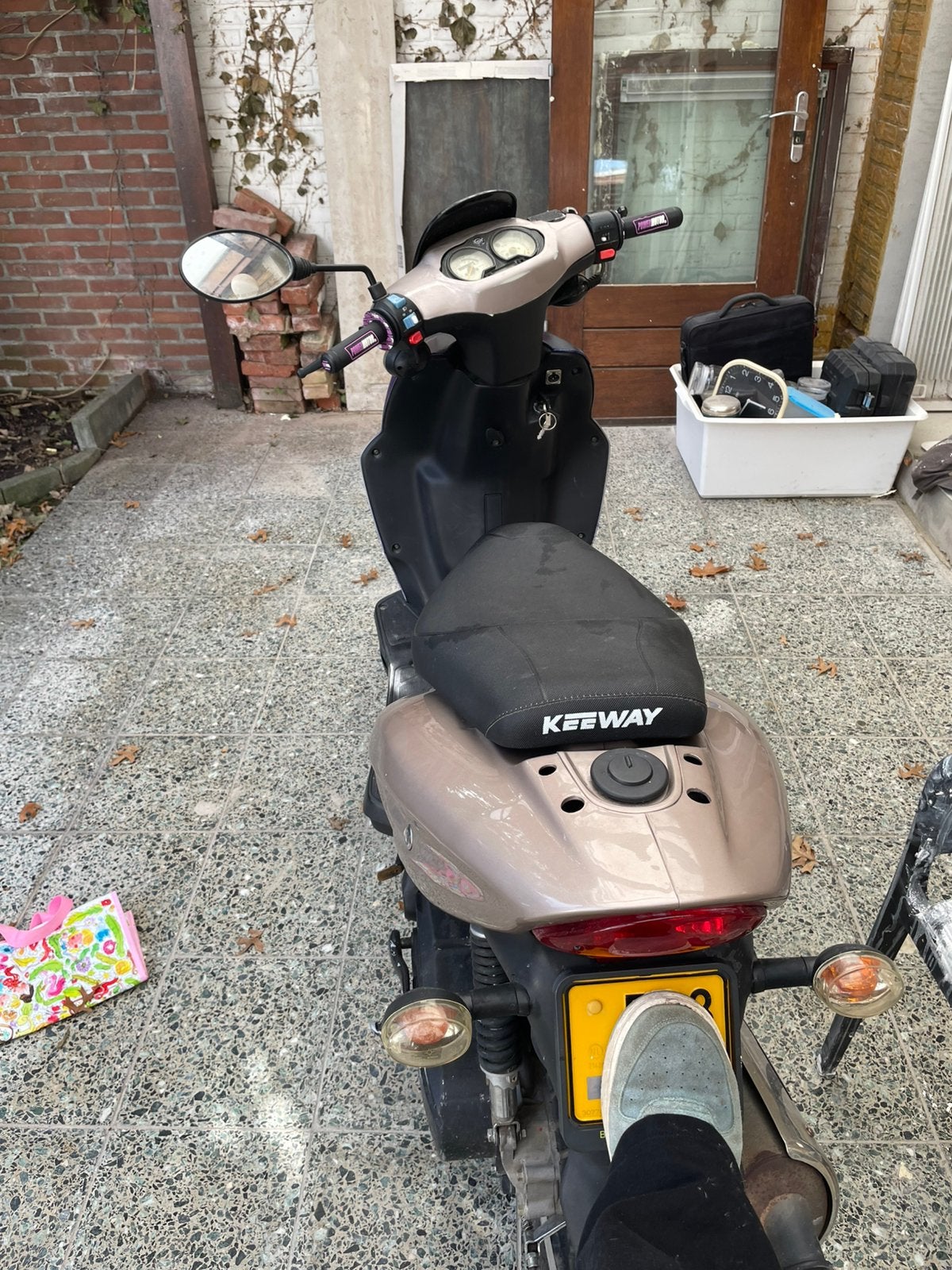 Keeway f-act 50cc 2t, Fietsen en Brommers, Ophalen, Tweetakt, Maximaal 45 km/u, Zo goed als nieuw