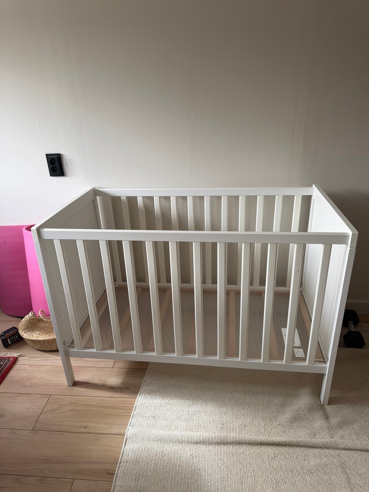 Ikea SUNDVIK Ledikantbaby bed 60x120 cm, Ophalen, Gebruikt, Ledikant