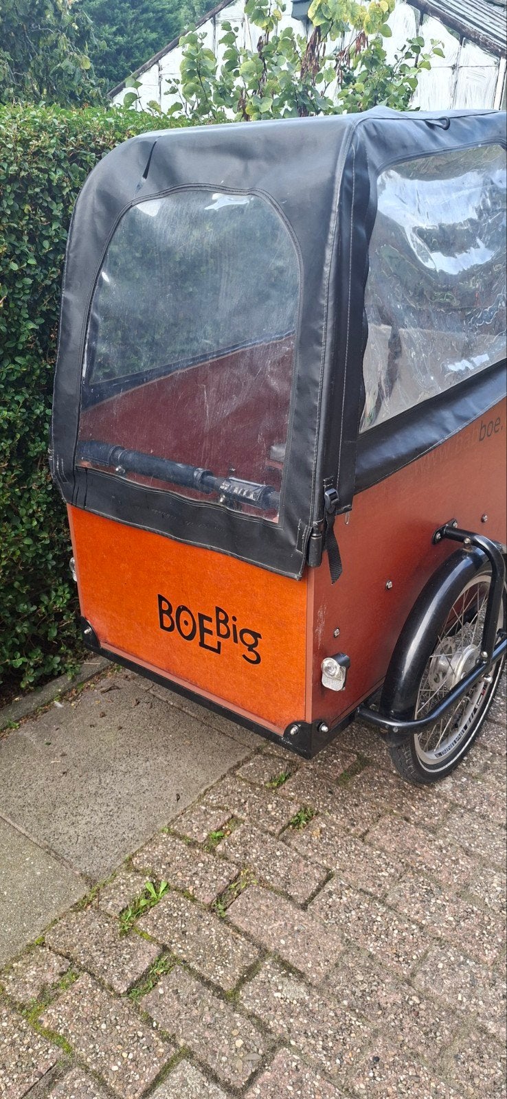 Bakfiets Babboe Big, Fietsen en Brommers, Ophalen, Gebruikt, 4 kinderen of meer, Elektrisch