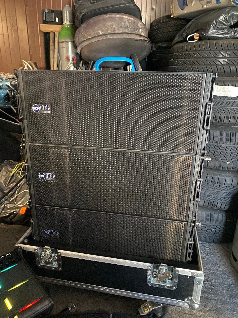 8x Rcf TTL-33a MK2 Flightcase, Line Array, Ophalen, Overige merken